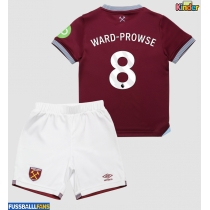West Ham United James Ward-Prowse #8 Heimtrikotsatz Kinder 2025-26 Kurzarm (+ Kurze Hosen)